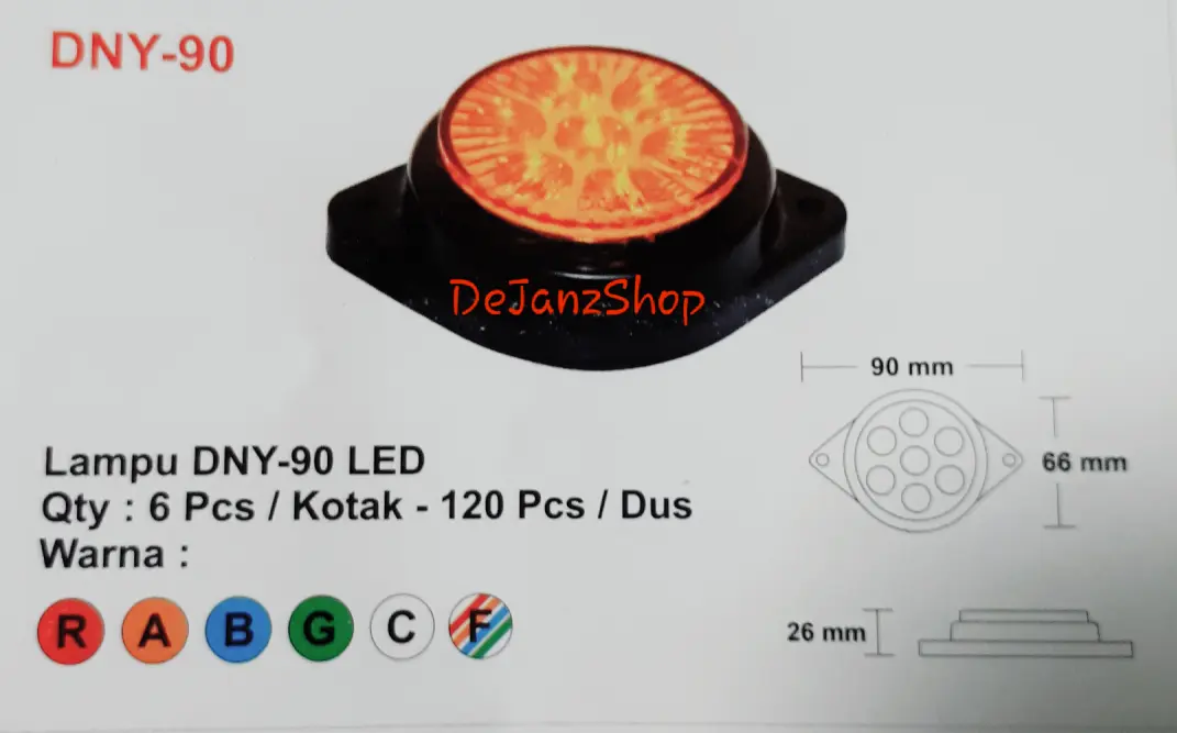 Lampu Bak Led Universal DNY90 /DNY-90.