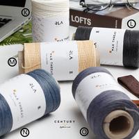 Gambar Wax Leather Thread 1mm / Benang Kulit / Leather Tool / Waxed / Tools dari centurysupplies Kota Bogor 3 Tokopedia