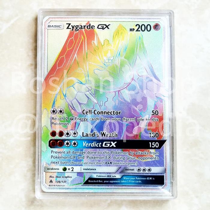 zygarde gx pokemon card value Amazon.com: Zygarde GX - 136/131 - Secret Rare main image 1
