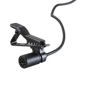 BOYA BY-M1 Clip-on Microphone untuk Kamera Smartphone Camcorder PC dengan Omni-directional Condenser dan Kabel 5.7m Gold Plug