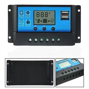 30A 12V/24V LCD Solar Charge Controller with Auto Regulator Ti