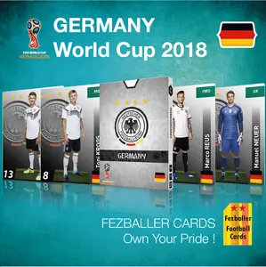 Kartu Bola Fezballer Cards GERMANY World Cup 2018