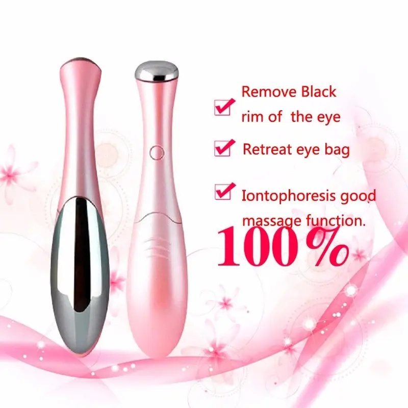 Electric Vibration Eye Massager Stick Wrinkle Removal Eraser Anti Agi