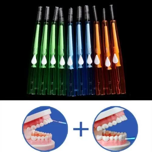Adjustable Interdental brush , Dental oral brush ,sikat gigi behel
