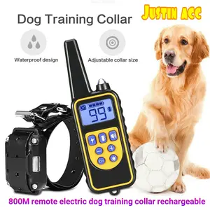 Kalung latih anjing remote jauh tahan air rechargeable-training collar