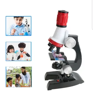 Microscope Kit Lab 100X-1200X Mikroskop Anak Belajar Edukasi Game Toy