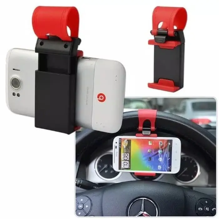 holder Lazypod setir mobil car steering - holder mobil untuk hp remote