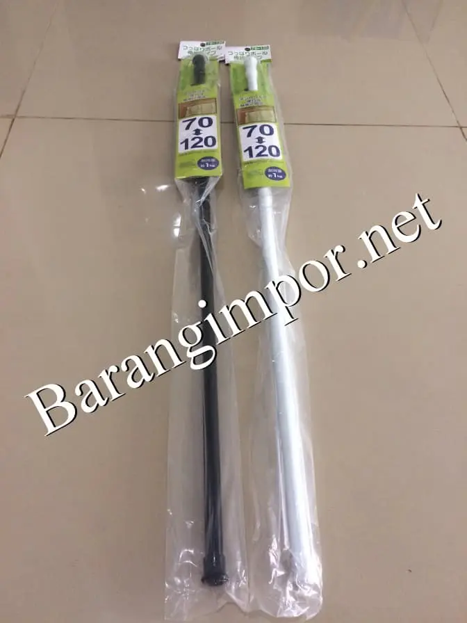 Tiang tirai Wc 70-120Cm/tirai wc/tiang Wc/Jemuran/gantungan/karpet/gym
