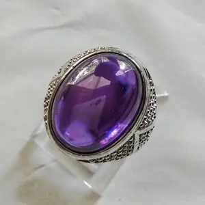 Batu Cincin Kecubung Ungu Natural - Istana Mustika