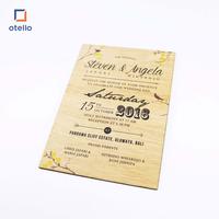 Gambar Undangan Kayu Printed dari Otello Studio Kota Administrasi Jakarta Pusat 2 Tokopedia
