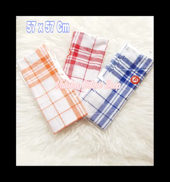 Serbet Lap Piring Cantik Elegan Ukuran 57 x57