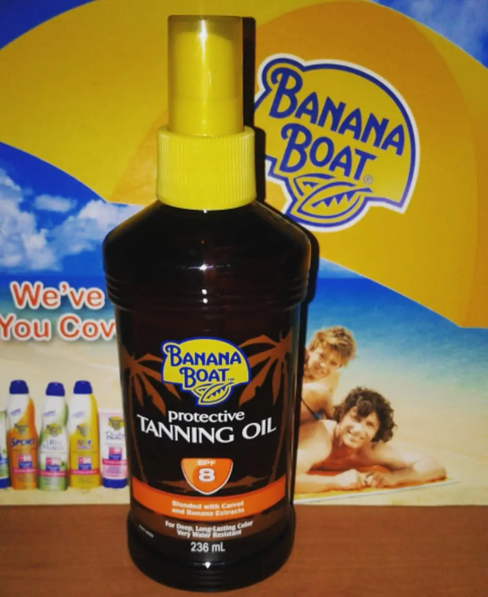 Banana Boat Protective Tanning Oil SPF 8 (236ML) ORIGINAL 100%