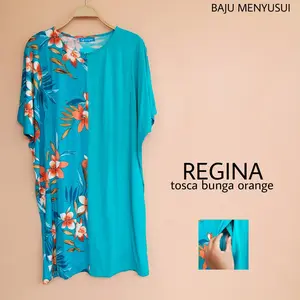 MAMIGAYA Nursing Wear - REGINA | Dress Hamil Menyusui | Baju ASI