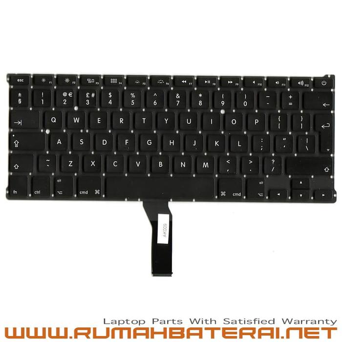 Gambar Keyboard Apple model UK Macbook Air 13" Inchi A1369 A1466 2011-2015 dari rumah baterai Kota Bandung Tokopedia