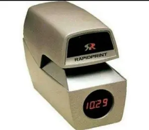 2 Unit Mesin Timestamp Rapidprint ALR-E + Plate Logo 1Pcs