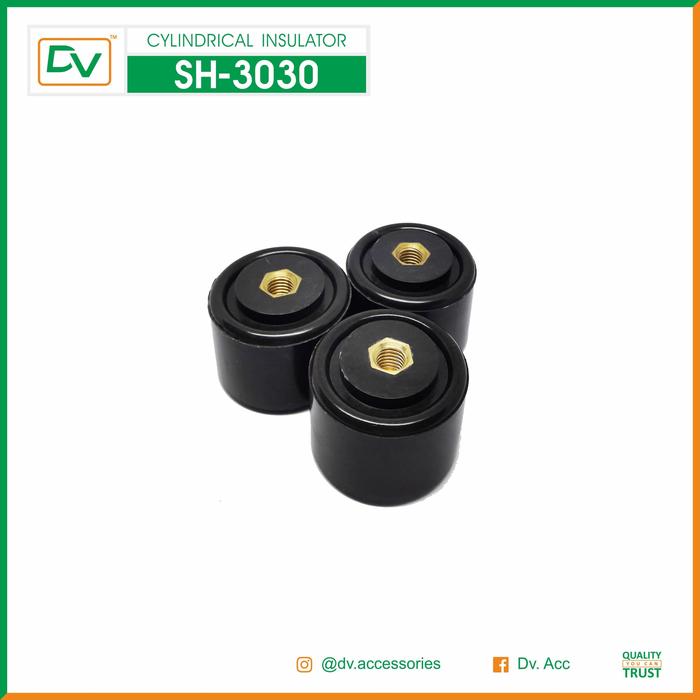 Gambar CYLINDRICAL INSULATOR / ISOLATOR BUSBAR / REKOLIT 30X30 dari DV.Switchboard Kota Semarang Tokopedia