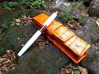 Gambar Pena Mewah Monte Mount MM002 White Rose Gold With Luxury Leather Bag dari CNC phoneshop Kota Administrasi Jakarta Pusat 2 Tokopedia