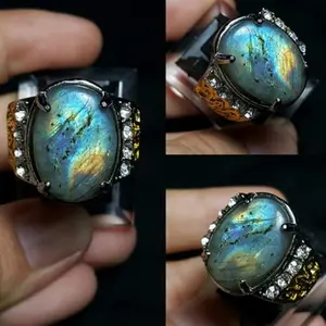 Batu Akik Labradorite Top Colour - Istana Mustika