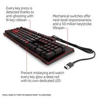 Gambar Keyboard HP Omen 1100 Mechanical Gaming Keyboard dari Originae Shop Kota Administrasi Jakarta Pusat 3 Tokopedia
