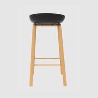 Gambar DELFOSS STOOL / OSLO / KURSI KANTOR / KURSI PLASTIK / KURSI KAYU - Putih dari OSLO HomeLiving Kab. Tangerang 3 Tokopedia