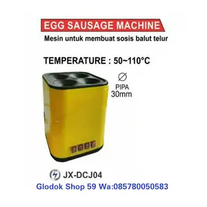 Getra Sosis Telor 4 Lobang JX-DCJ04 Mesin SosTel Egg Sosis Listrik New