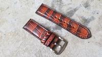 Gambar 20,22,24,26mm Croco Press Patina Tali Jam Tangan Kulit Asli Handmade dari Tali Jam Tangan com Kota Tangerang Selatan 4 Tokopedia