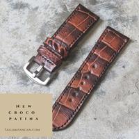 Gambar 20,22,24,26mm Croco Press Patina Tali Jam Tangan Kulit Asli Handmade dari Tali Jam Tangan com Kota Tangerang Selatan 5 Tokopedia