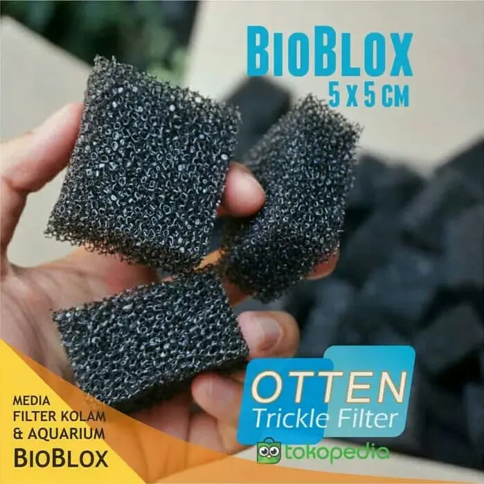 BIOBLOX BIO BLOCK MEDIA FILTER AQUARIUM DAN KOLAM IKAN MURAH MERIAH 0