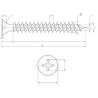 Gambar Sekrup Gypsum Baja #6 x 1" (3.5 x 25) (Drywall Screw) dari Multi Baja Kota Administrasi Jakarta Barat 2 Tokopedia