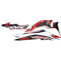 Gambar Sticker Body Kiri Hitam, Stripe Set Black L  Honda Sonic 150R 871X0K56NA0ZAL dari Honda Cengkareng Kota Tangerang 1 Tokopedia
