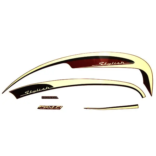 Sticker Body Kanan Red Cream – Scoopy FI 871X0K16A00ZCR 0