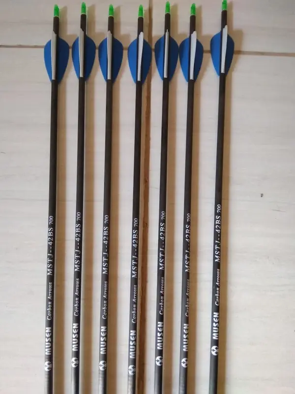 Anak Panah Arrow Musen 6mm Spine 700 Pure Carbon MSTJ-42BS 7