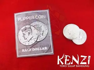Fliper Coin Half Dollar ( Impor )