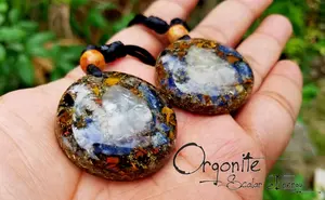 ORGONITE SCALAR ENERGY PENDANT + 7 CHAKRA(TRIPLE POWER) - TYPE 2