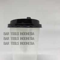 Gambar cup minuman ekslusif takeaway plastik dengan tutup flip hitam volume dari BAR TOOLS INDONESIA Kota Malang 4 Tokopedia