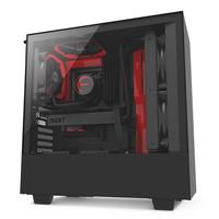 Gambar NZXT H500 Black / Black-Red dari COC Komputer Kota Administrasi Jakarta Pusat 1 Tokopedia