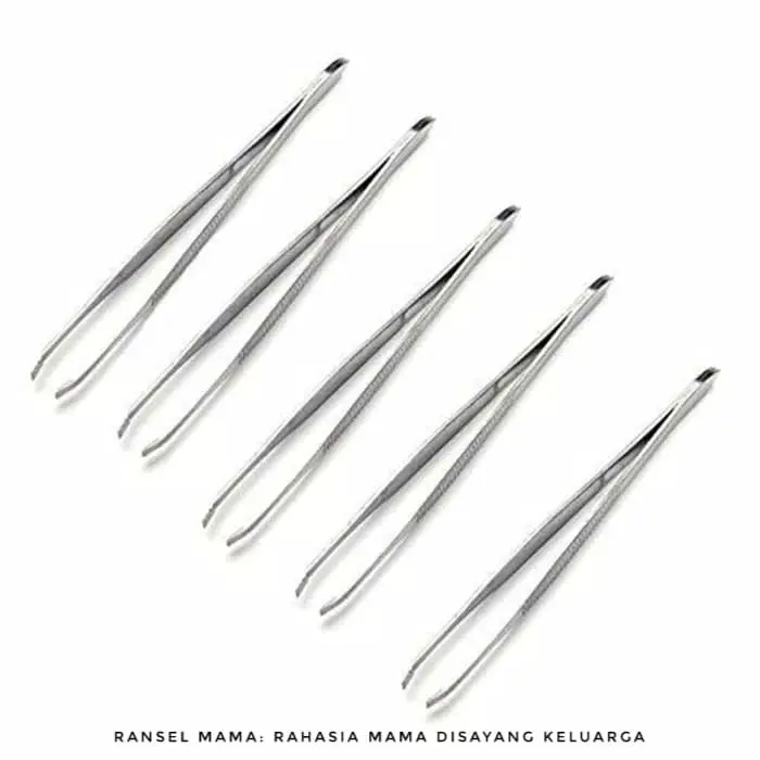 Pinset Stainless | Pingset Jepit Alat Cabut Bulu Rambut Uban Jenggot