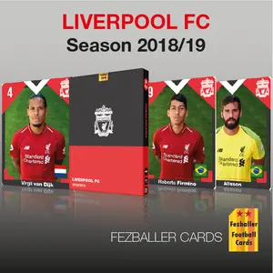 kartu bola Fezballer Card LIVERPOOL FC season 2018/2019