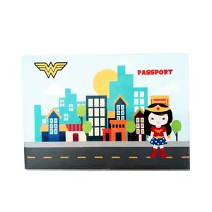 Cover Passport Wonder Woman Sampul Paspor Passport Case Superhero