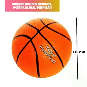 Mainan Bola balon Basket karet