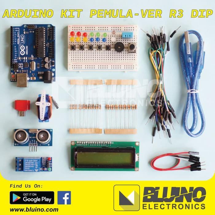 Gambar Arduino Kit Pemula - Ver. R3 DIP dari Bluino Kab. Bekasi Tokopedia