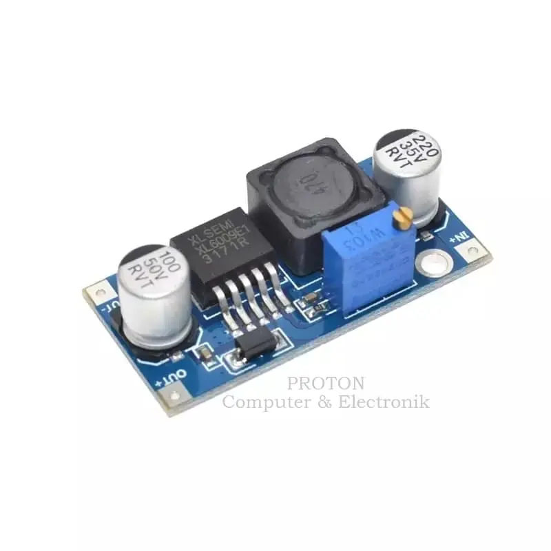 Modul DC to DC step up boost inverter XL6009 in 3V-30V out 3.5-44V 3A 2