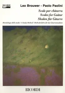 Buku Gitar Scales - Leo Brouwer and Paolo Paolini