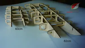 RC Boat HULL 82cm Catamaran / kapal katamaran laser cutting