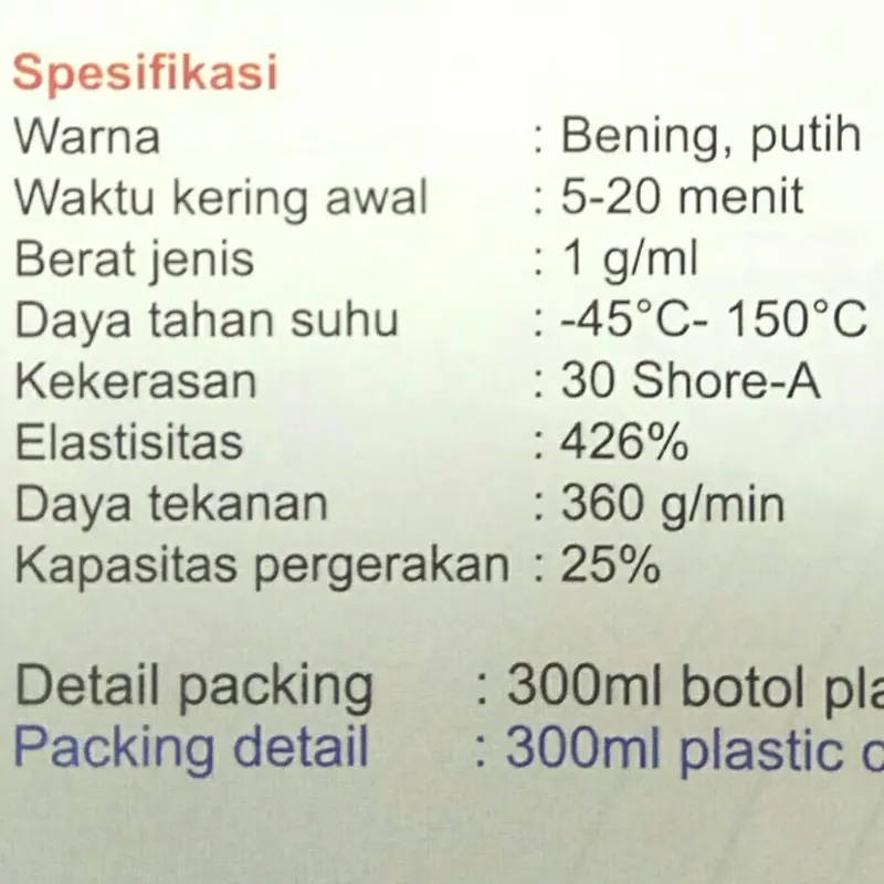 SILICONE SEALANT DEXTONE SANITARY ANTI JAMUR (ACETIC) / LEM SEALANT KHUSUS AREA BASAH 1