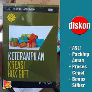 Buku Untuk BLK dan Umum Keterampilan Kreasi Box Gift - Putri Sari