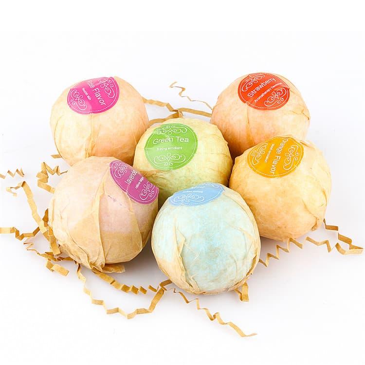 Bath Bombs Salt Sabun Mandi Bathtube Bubble Essential Oil 6PCS 3