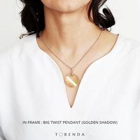 Gambar Torenda Kalung Wanita Liontin Big Twist Pendant Swarovski - Emas - Biru dari Torenda Kota Administrasi Jakarta Pusat 3 Tokopedia