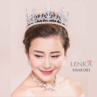 Gambar Aksesoris Royal Wedding Modern Paket Crown Kalung Anting Lenka- HMK021 dari Lenka Wedding Shop Kota Surabaya 1 Tokopedia