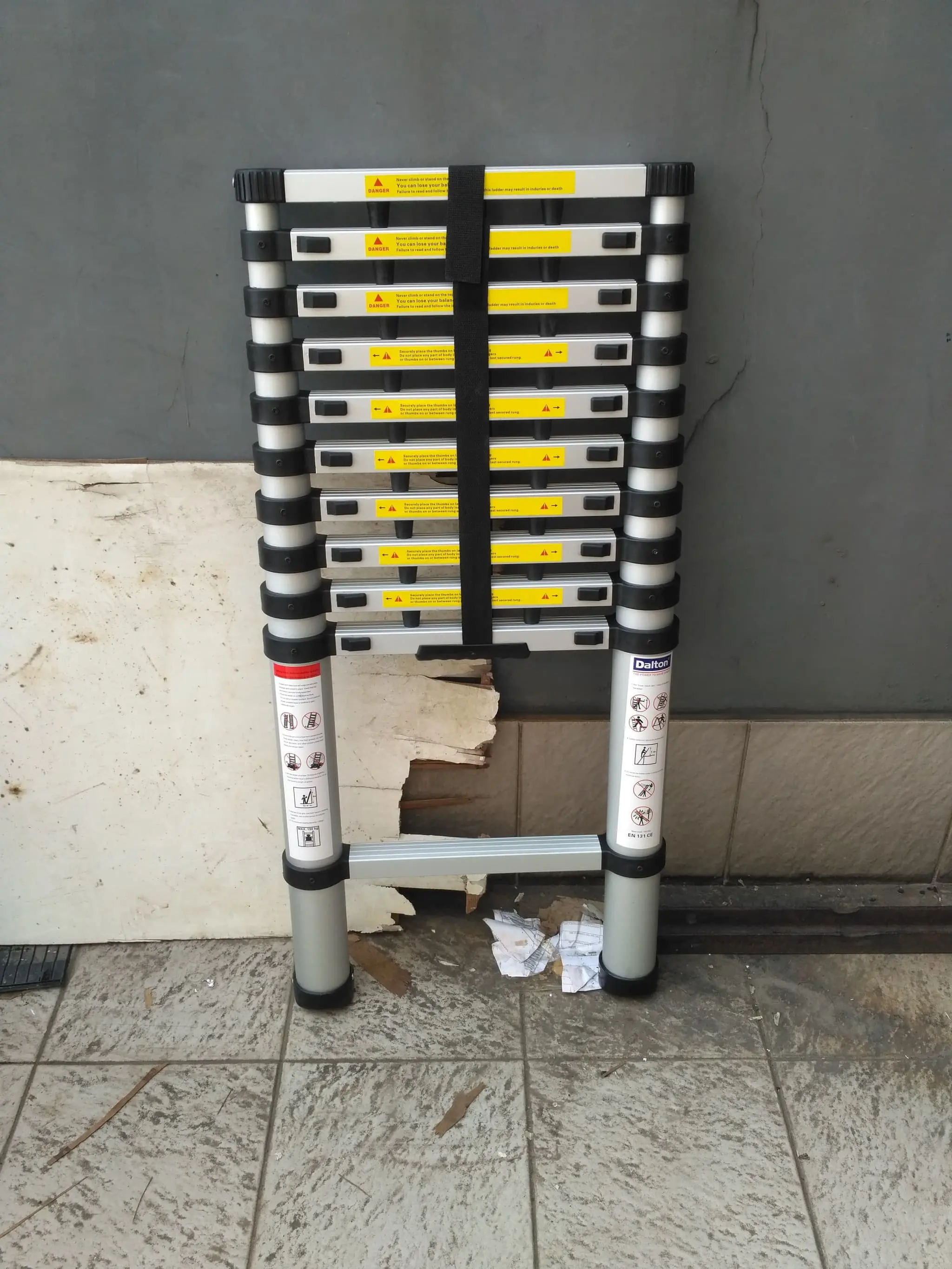 Tangga 4,1 meter Merk Dalton Single Telescopic